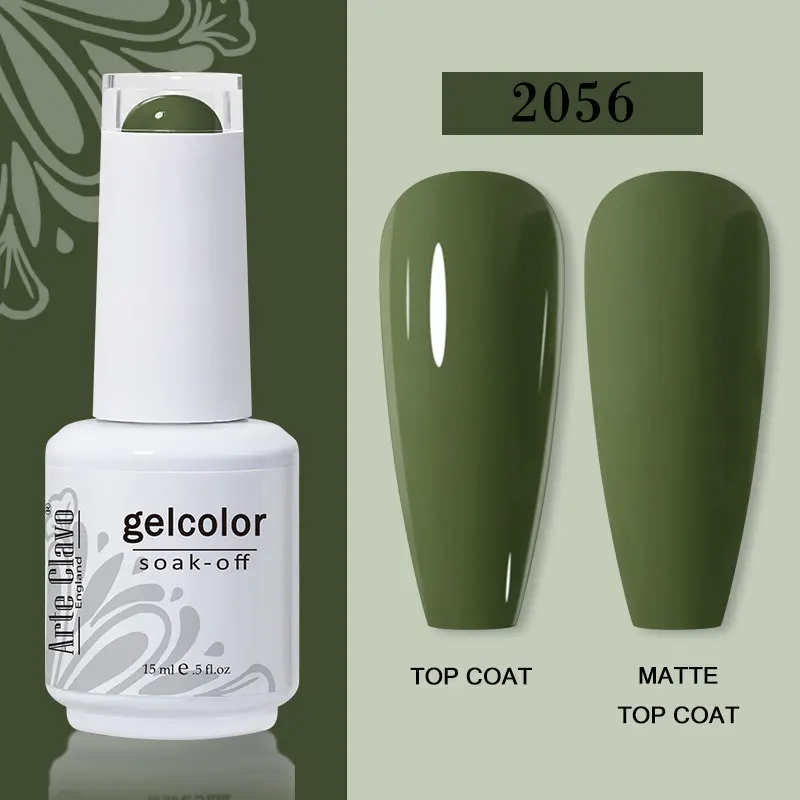Arte Clavo 15ml Gel Nail Polish – 72 Color Soak-Off UV LED Varnish for Nail Art - Image 93