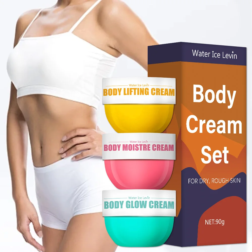 3-Piece Firming & Brightening Body Care Set – Moisturizing, Toning, Lifting