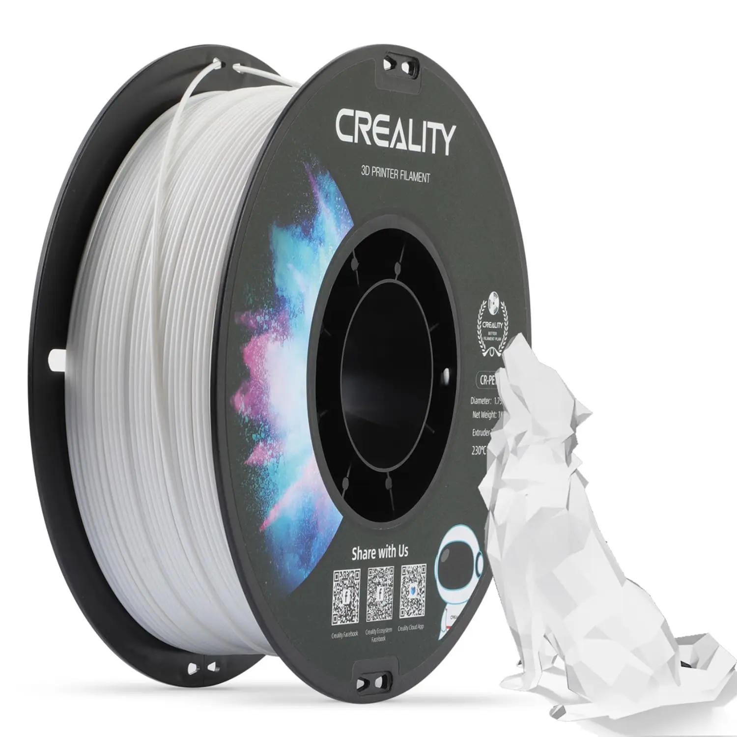 Creality PETG 3D Printer Filament 1.75mm 12 Rolls 1KG/roll Glossy Printing Filaments 3D Printer Materials High Temperature - Image 6