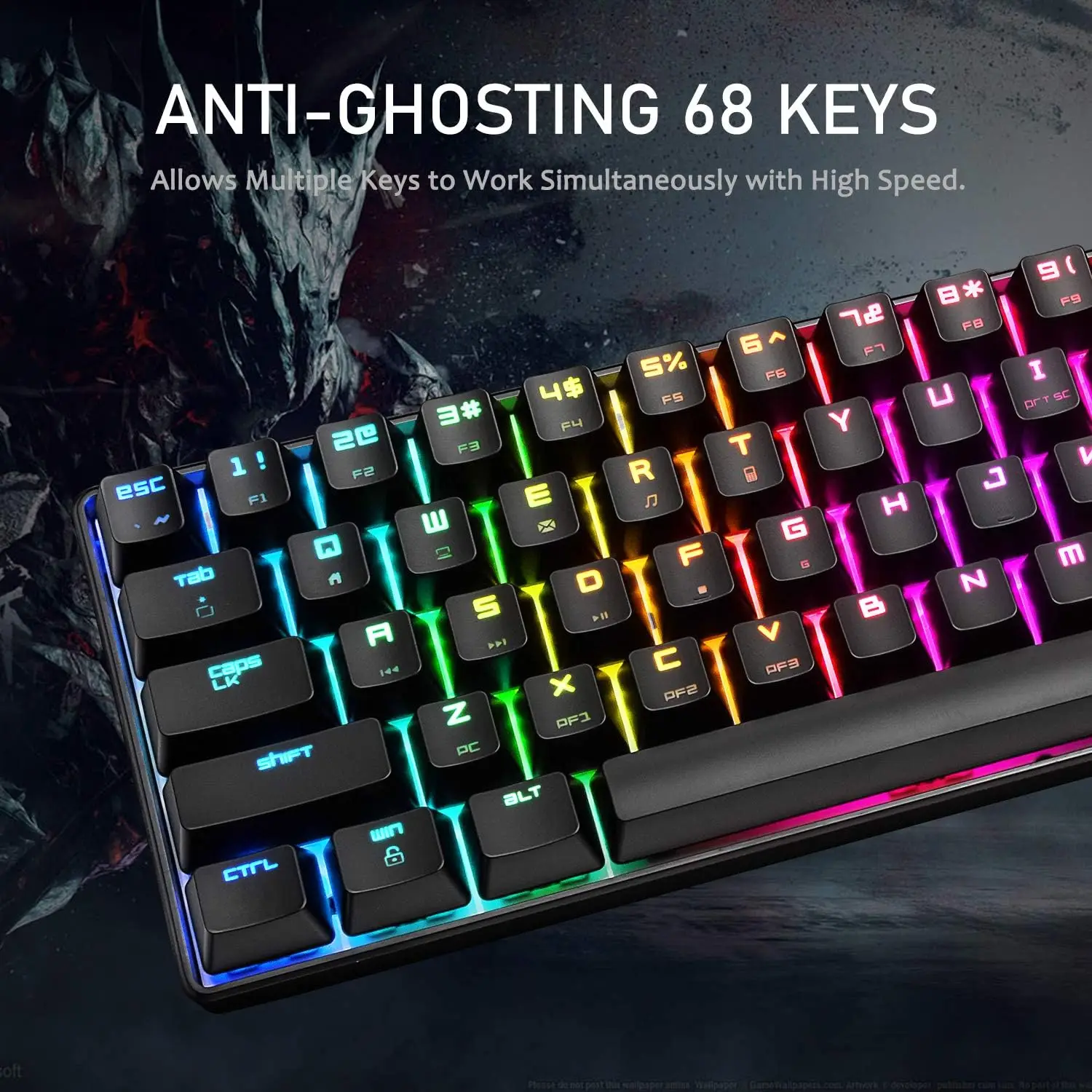 MAMBASNAKE x ZIYOULANG MK14 Wired Gaming Keyboard Buy 2 get 1 free total 3!!! - Image 5
