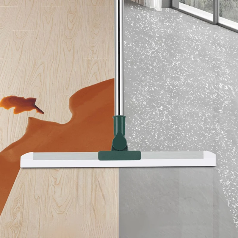 Cleaning Brush Long Handle Telescopic Magic Broom Silicone Floor Wiper Squeegee Strip Window Glass Household Bathroom Sweeping - Image 2