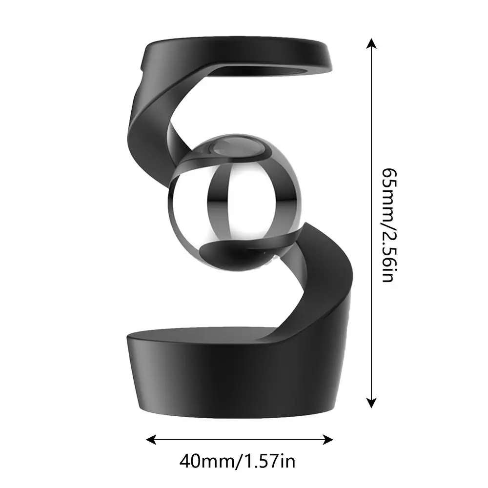 Metal Tabletop Floating Gyro Gravitys Defying Kinetics Desk Decor Suspended Gyroscope For Home Table Decoration - Image 12