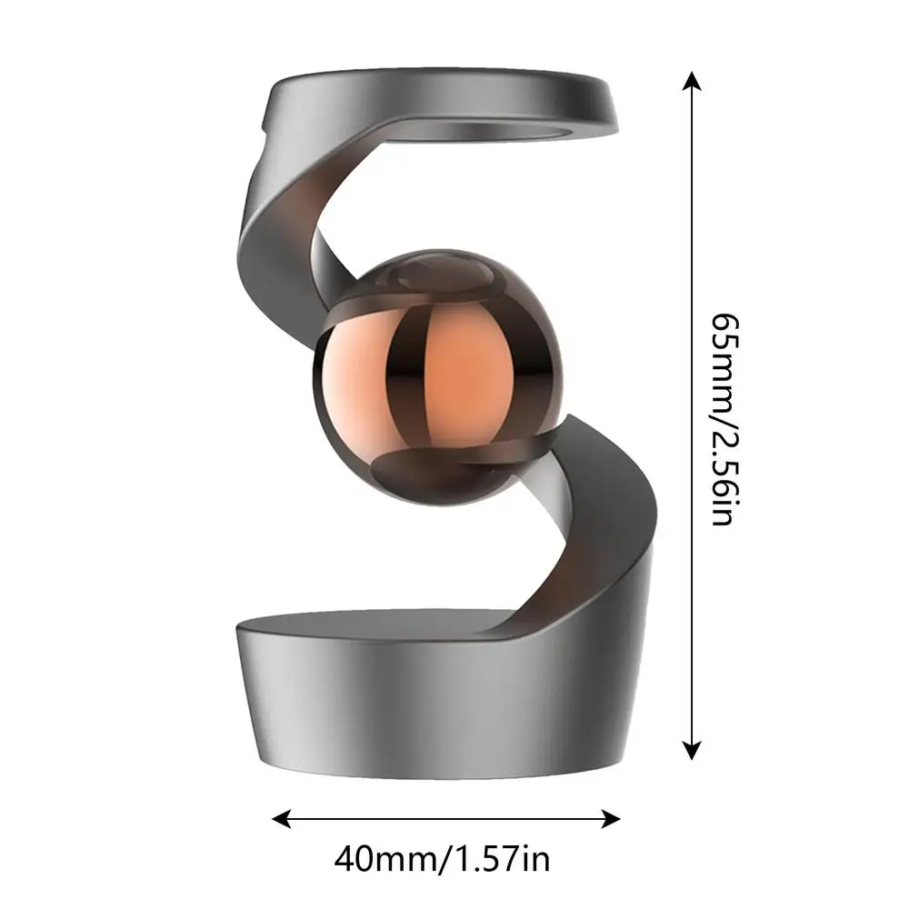 Metal Tabletop Floating Gyro Gravitys Defying Kinetics Desk Decor Suspended Gyroscope For Home Table Decoration - Image 10
