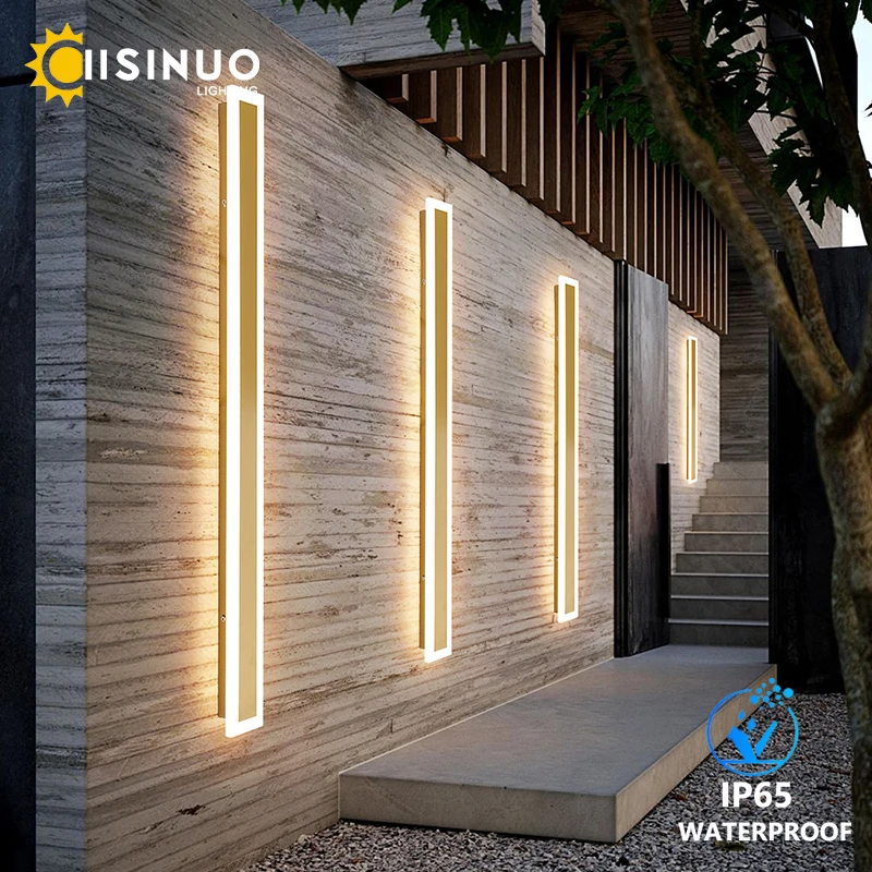 Outdoor LED Wall Lamp – Waterproof Linear Porch Light for Garden & Garage - Image 3