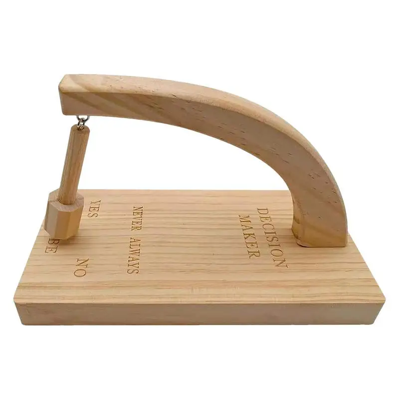 Decision Maker Creative Magnetic Decision Maker Swing The Pendulum Find Answers to Questions Perfect Prop for Handmade Wooden - Image 5