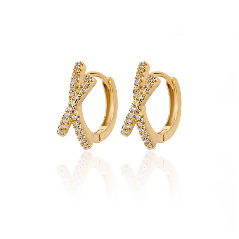 2024 Trending Zircon Colored Flower Hoop Earrings Stainless Steel Luxury Jewelry for Women - Image 11