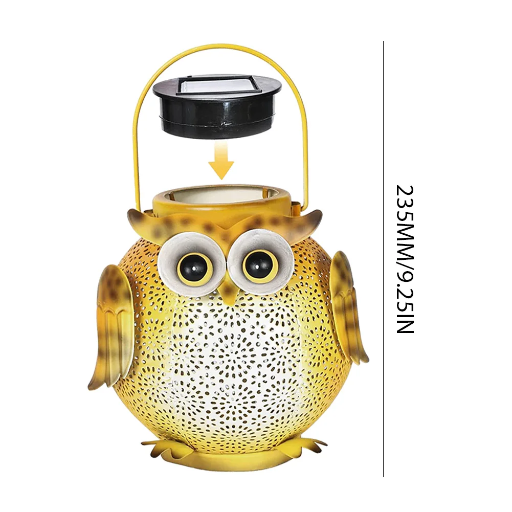 Iron Art Solar Hanging Lanterns – IP44 Waterproof, 600mAh Landscape Light for Balcony & Pathway - Image 6