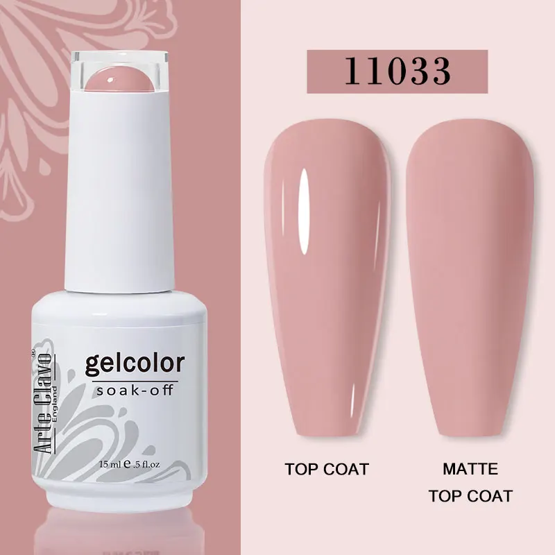 Arte Clavo 15ml Gel Nail Polish – 72 Color Soak-Off UV LED Varnish for Nail Art - Image 33