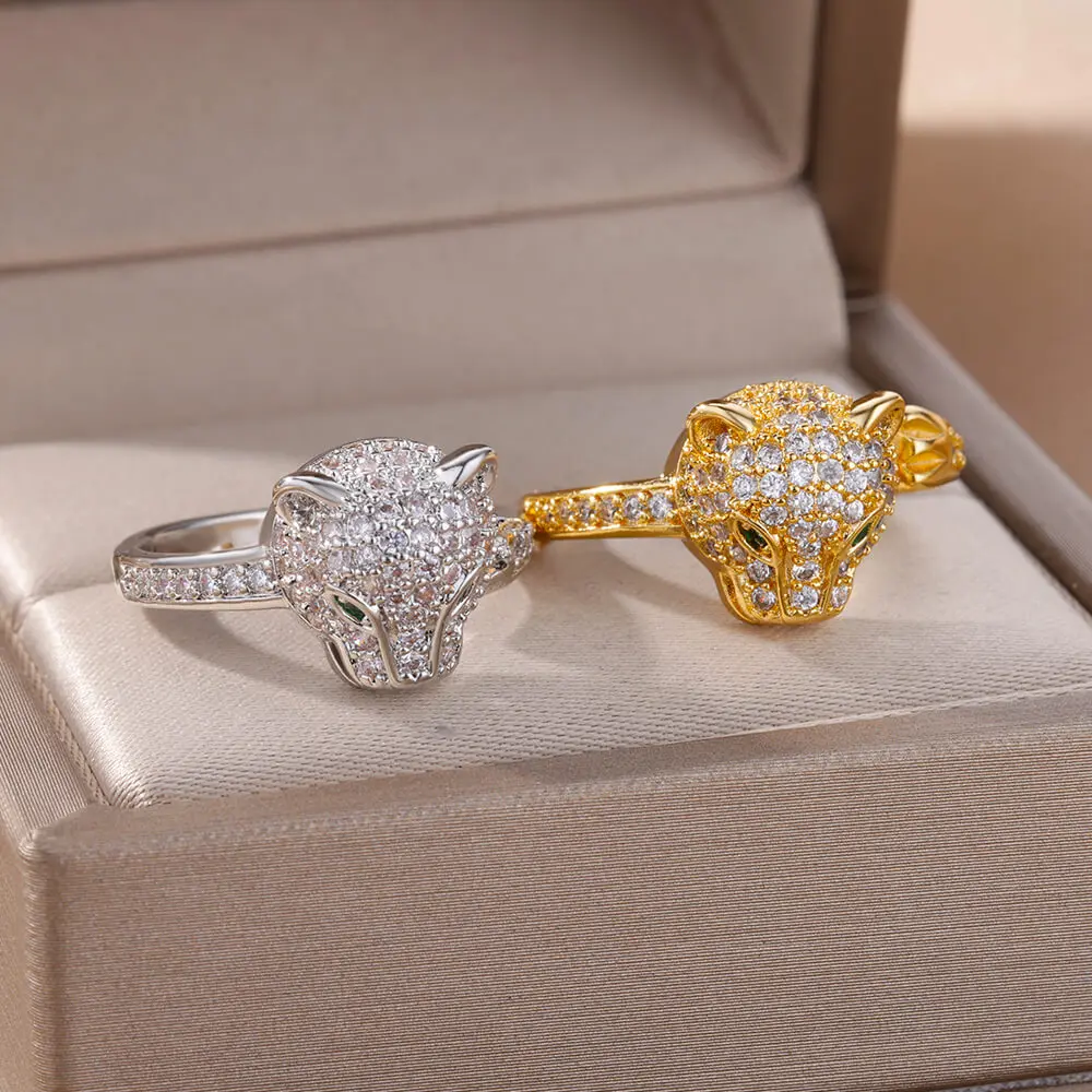 Luxury Korean Stainless Steel Copper Zircon Ring – Trendy Unisex Birthday Gift - Image 27