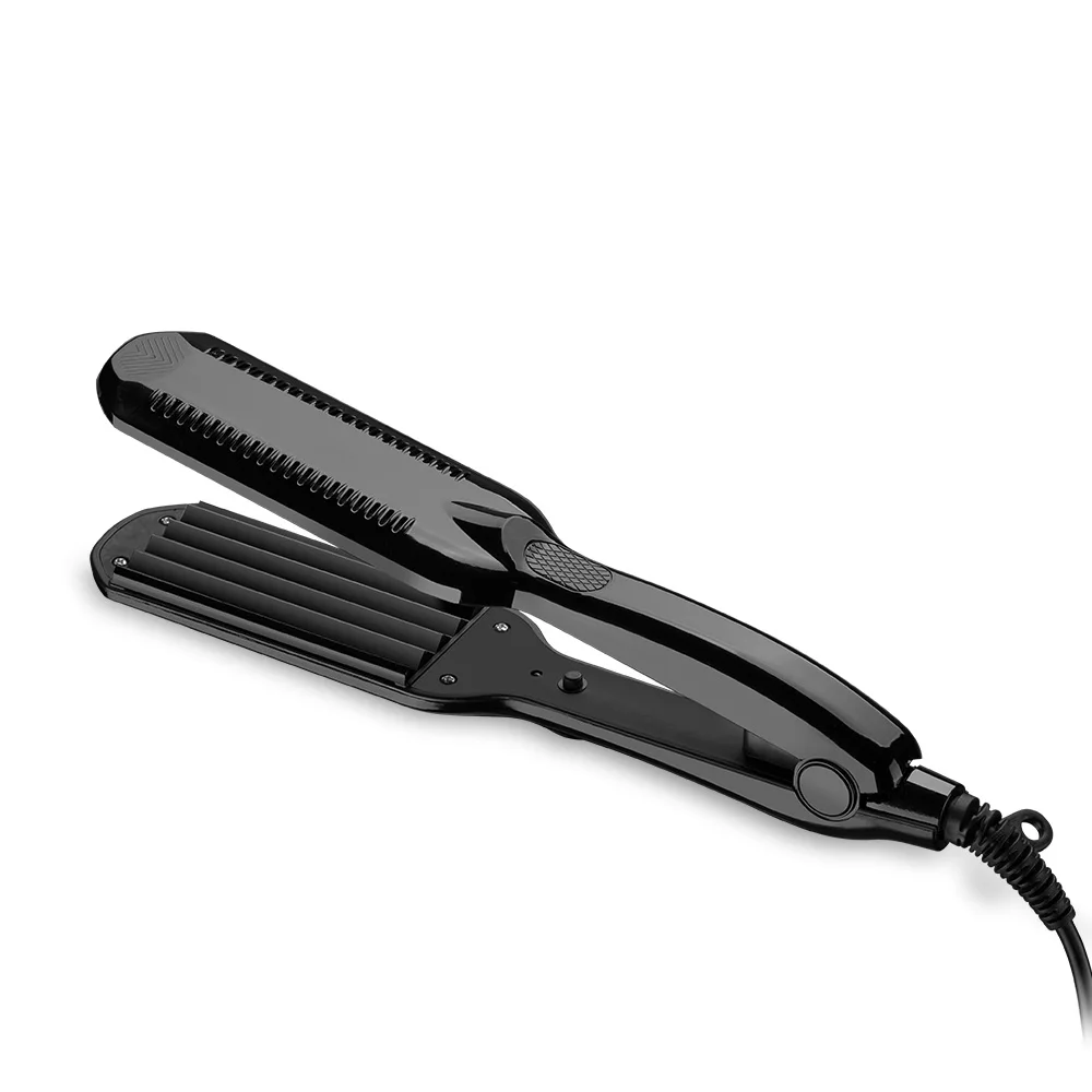 Professional Ceramic Wave Flat Iron – Adjustable Temperature, Wide Plate Curling Iron - Image 2