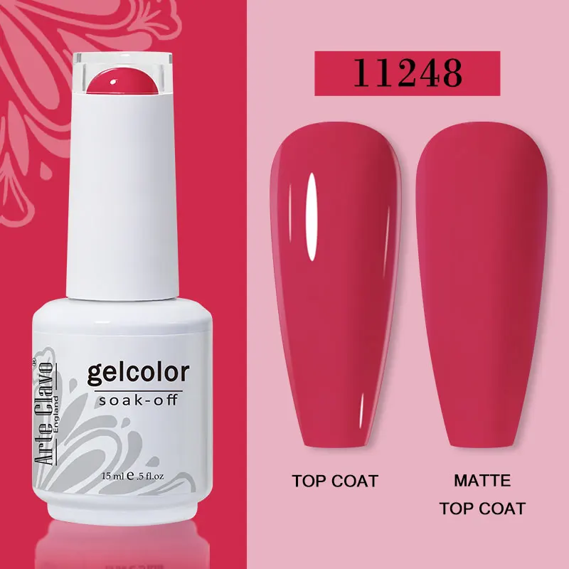 Arte Clavo 15ml Gel Nail Polish – 72 Color Soak-Off UV LED Varnish for Nail Art - Image 9