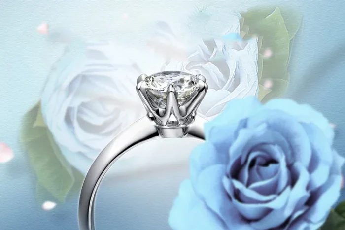 Luxury 925 Sterling Silver 1-3 Ct Real Moissanite Rings Wholesale - Image 4