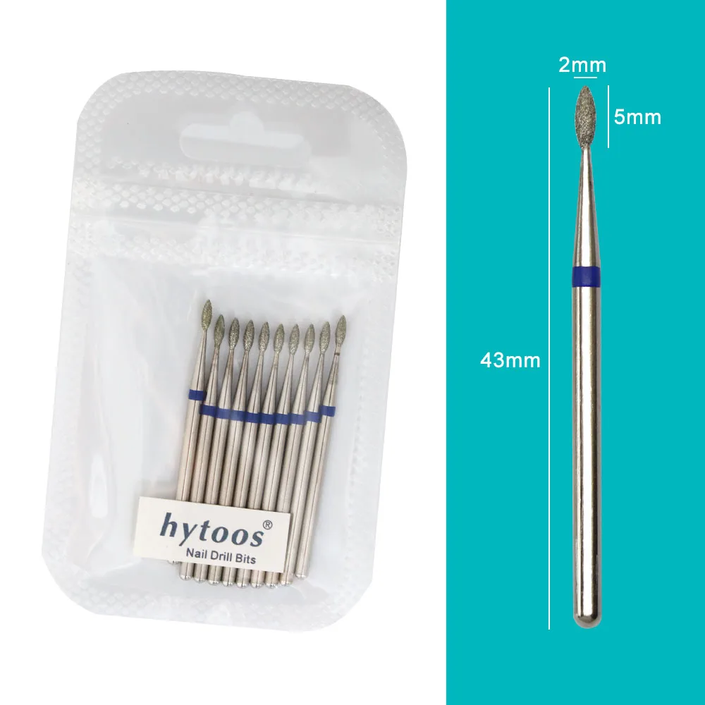 Diamond Nail Drill Bits 10‑Piece Set – 3/32″ Cuticle Burr for Manicure & Pedicure - Image 58