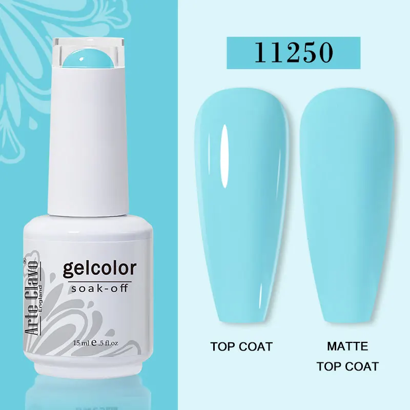Arte Clavo 15ml Gel Nail Polish – 72 Color Soak-Off UV LED Varnish for Nail Art - Image 25