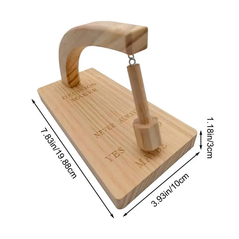 Decision Maker Creative Magnetic Decision Maker Swing The Pendulum Find Answers to Questions Perfect Prop for Handmade Wooden - Image 6