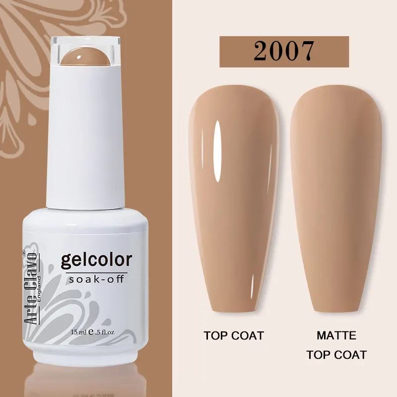 Arte Clavo 15ml Gel Nail Polish – 72 Color Soak-Off UV LED Varnish for Nail Art - Image 20