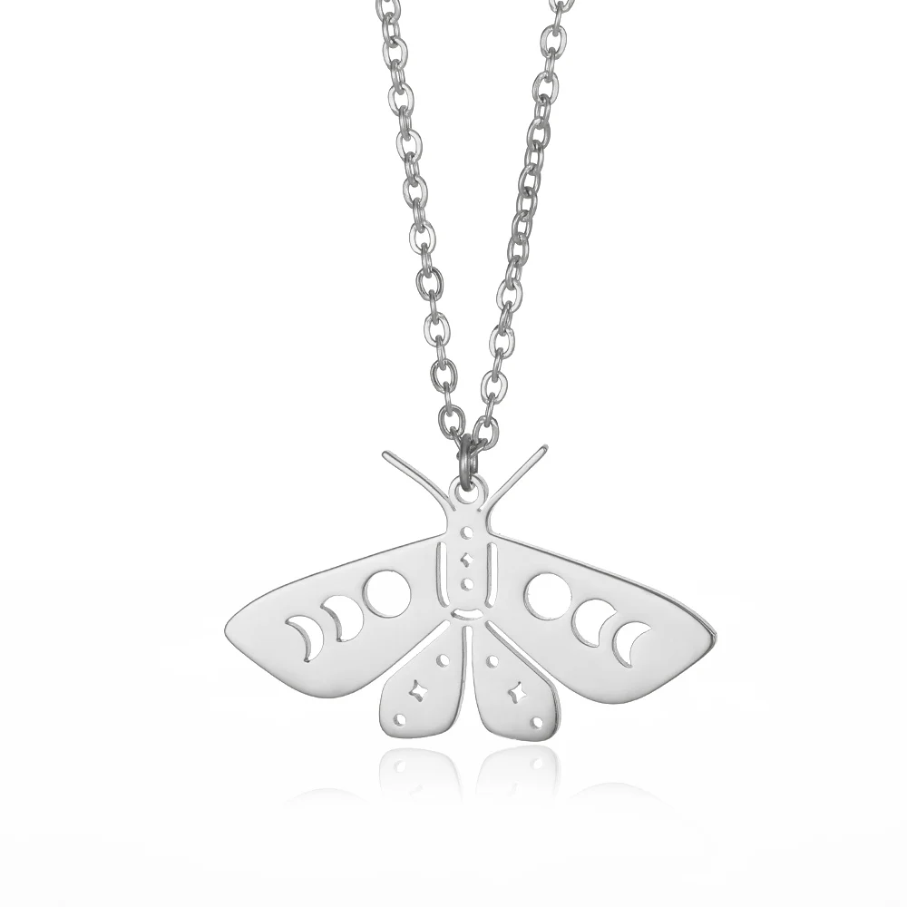 Gothic Luna Moth Gold Butterfly Clavicle Chain Choker Necklace Women Fashion Insect Jewelry Gift - Image 7