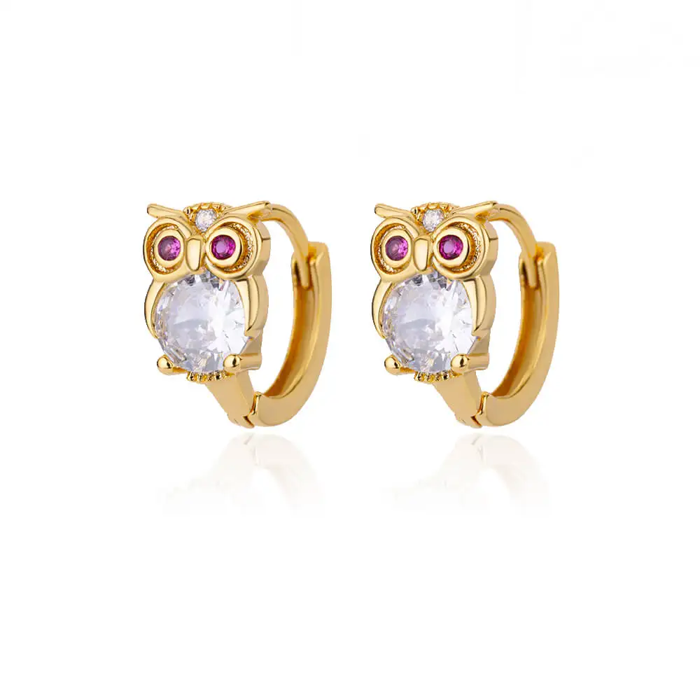 2024 Trending Zircon Colored Flower Hoop Earrings Stainless Steel Luxury Jewelry for Women - Image 7