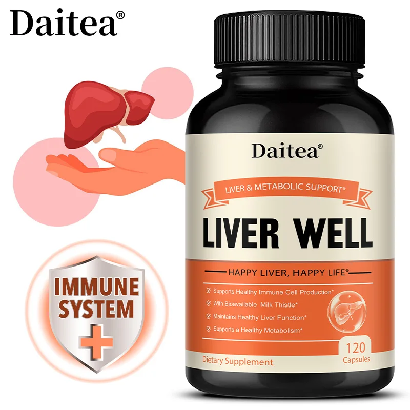 Liver Health Capsules with Zinc & Milk Thistle – Detox & Immune Support