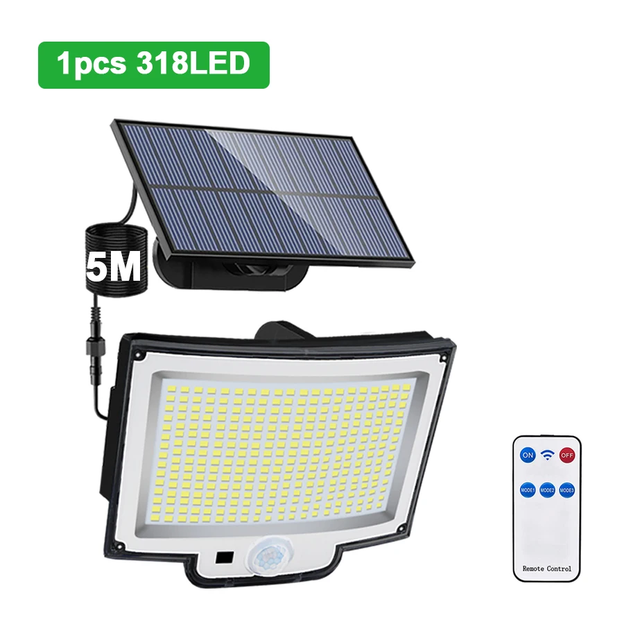 328/348 LED Solar Light – Super Bright Motion Sensor Wall Lamp IP65 Outdoor - Image 8