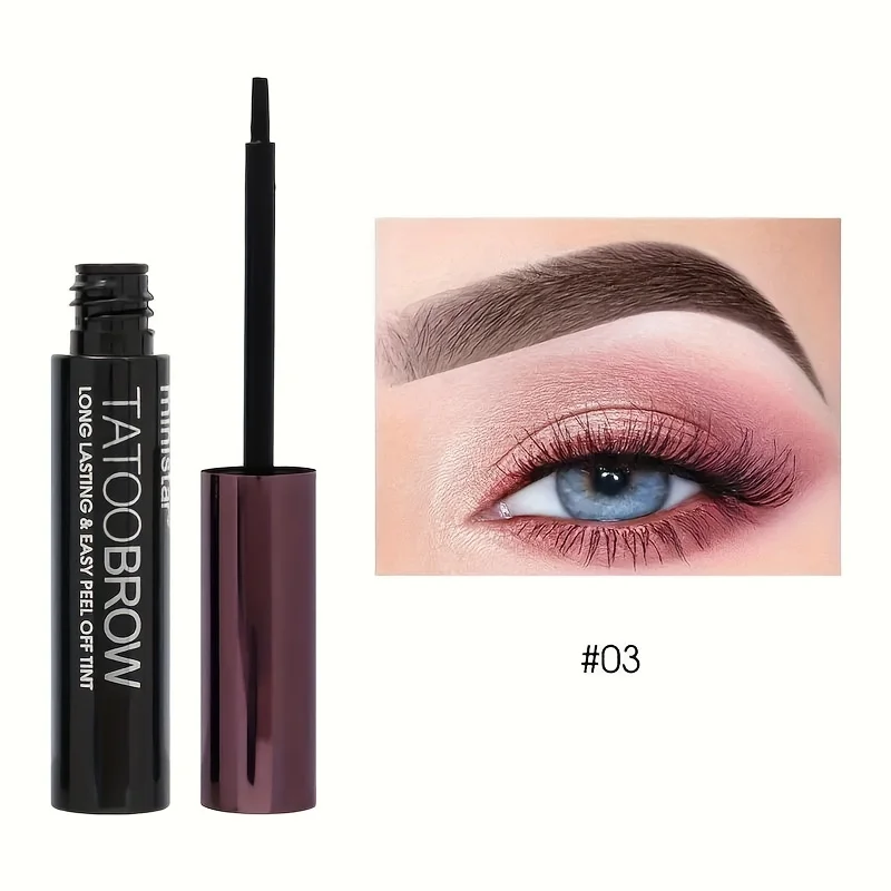Tattoo Peel-Off Eyebrow Gel Tint – Waterproof, Transfer-Proof, Semi-Permanent Brow Definition - Image 9