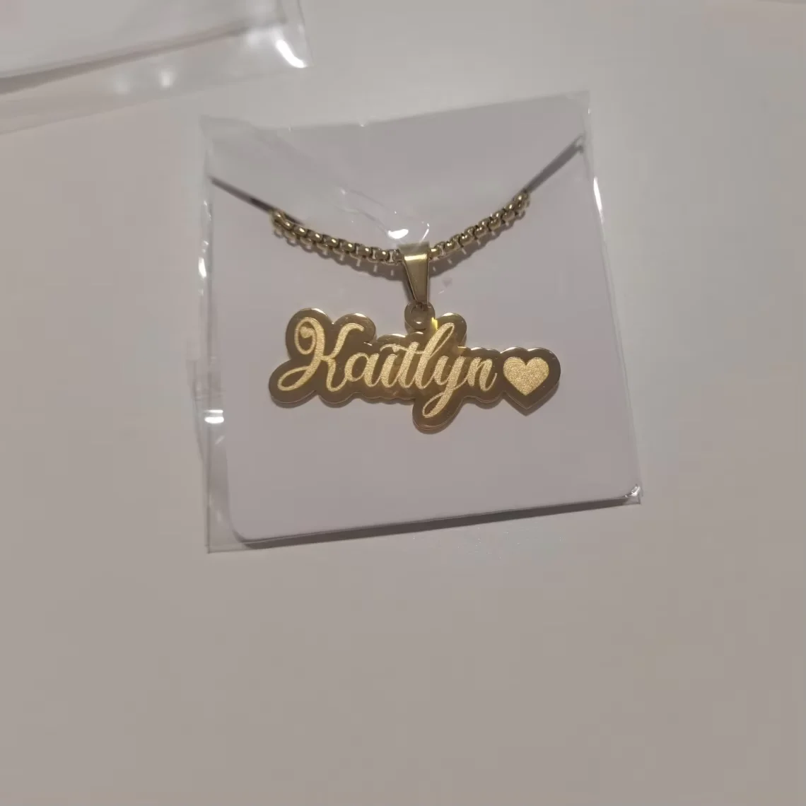 Custom Engraved Name Necklace Stainless Steel Bead Chain Gold Personalized Nameplate Jewelry for Men Women - Image 3