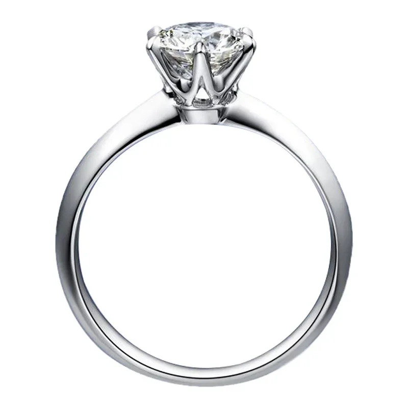 Luxury 925 Sterling Silver 1-3 Ct Real Moissanite Rings Wholesale - Image 3