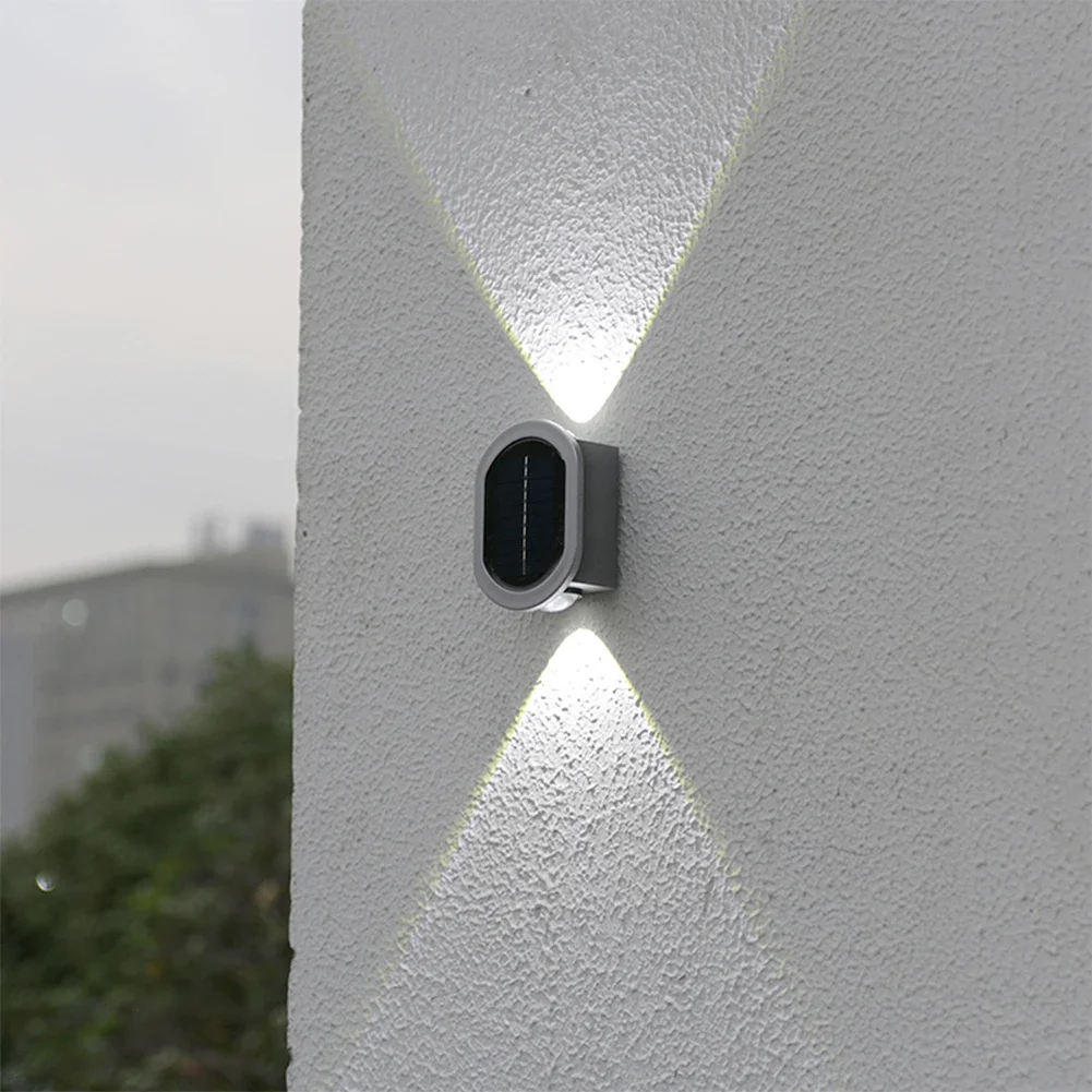 Solar LED Wall Light – Waterproof Decorative Lamp with Sensor for Garden & Home