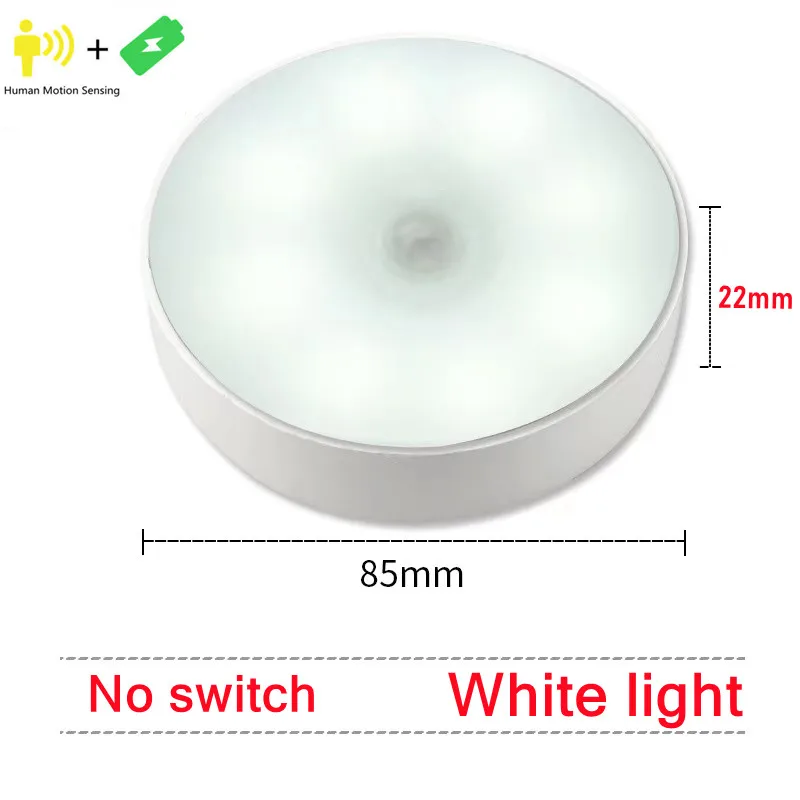 Motion Sensor LED Night Light – USB Rechargeable Lamp for Hallway & Bedroom - Image 11