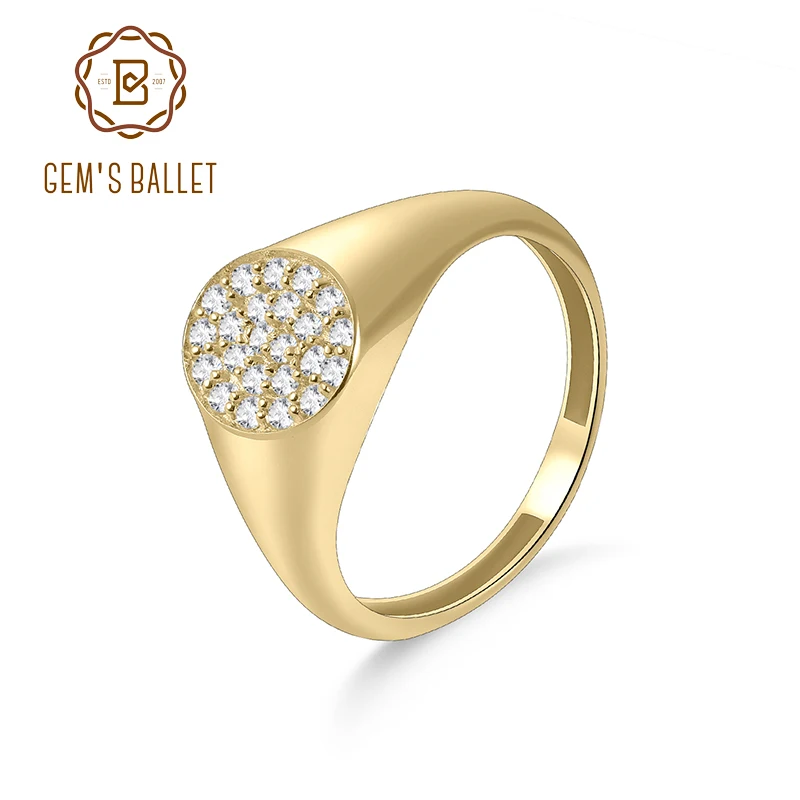 Moissanite Signet Ring – 925 Silver, D Color VVS1, GRA Certified
