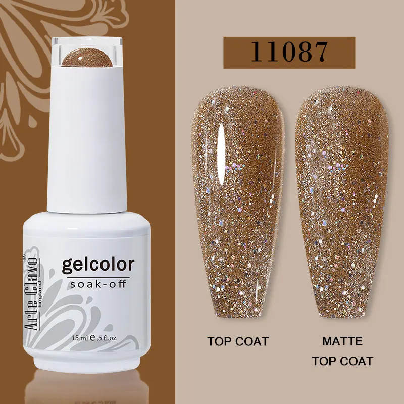 Arte Clavo 15ml Gel Nail Polish – 72 Color Soak-Off UV LED Varnish for Nail Art - Image 27