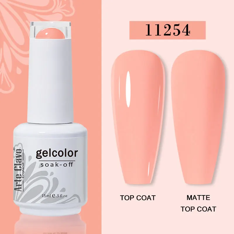 Arte Clavo 15ml Gel Nail Polish – 72 Color Soak-Off UV LED Varnish for Nail Art - Image 40