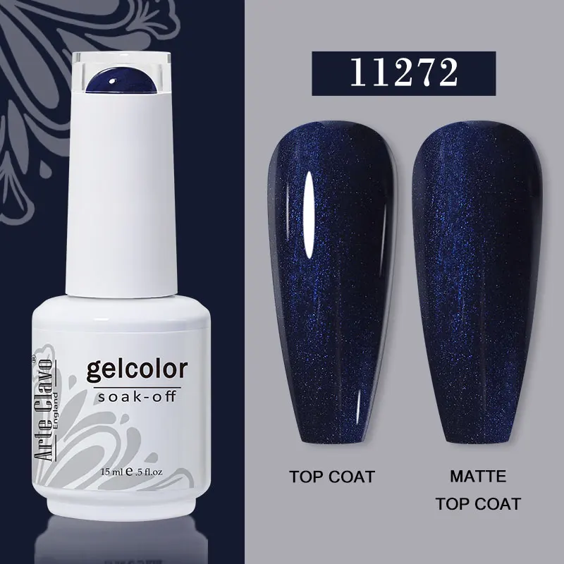 Arte Clavo 15ml Gel Nail Polish – 72 Color Soak-Off UV LED Varnish for Nail Art - Image 38