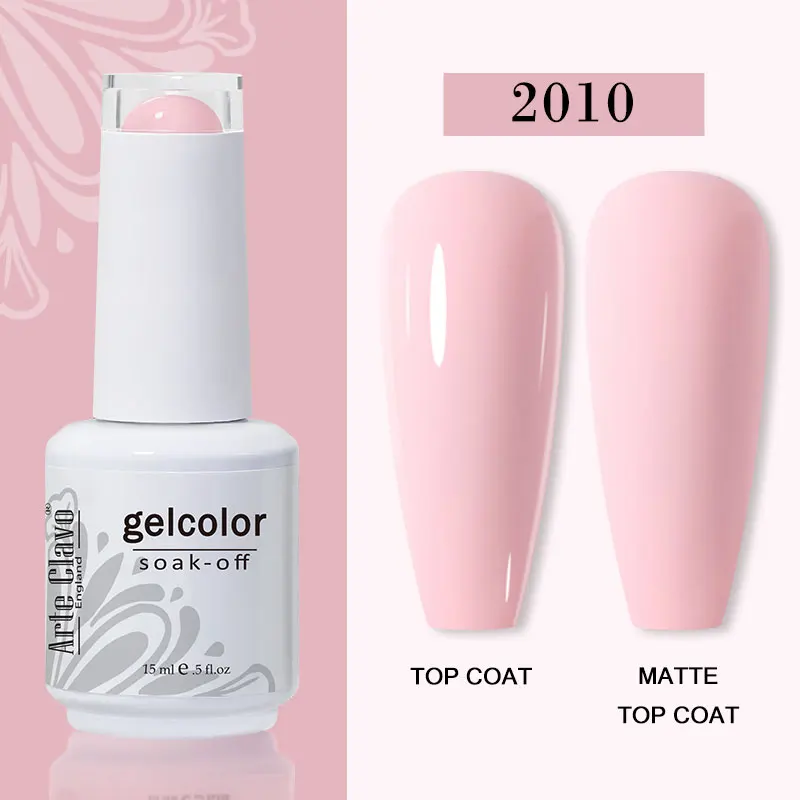 Arte Clavo 15ml Gel Nail Polish – 72 Color Soak-Off UV LED Varnish for Nail Art - Image 55