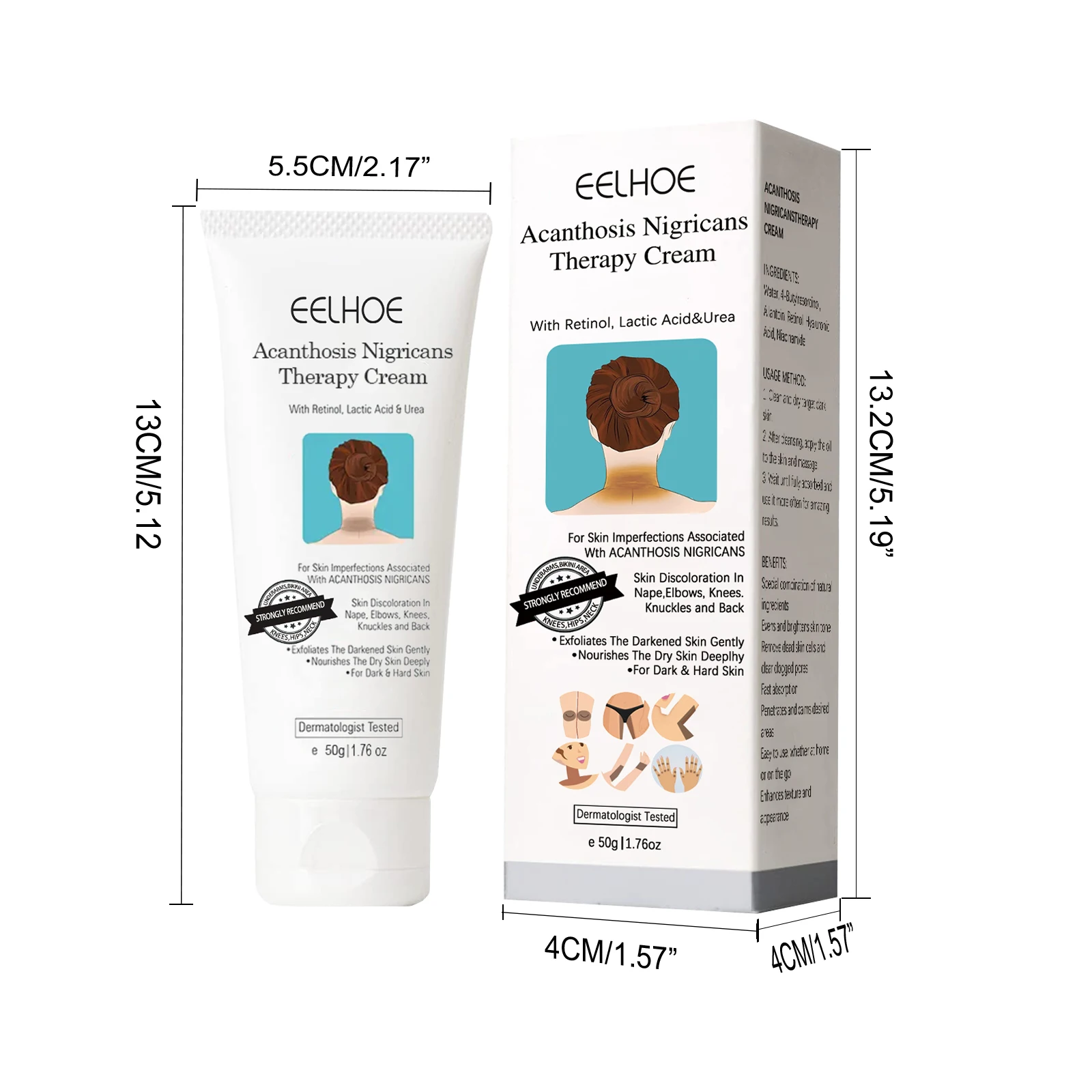 EELHOE Whitening Cream – Brightening for Dark Skin, Neck, Underarm & Body Care - Image 6