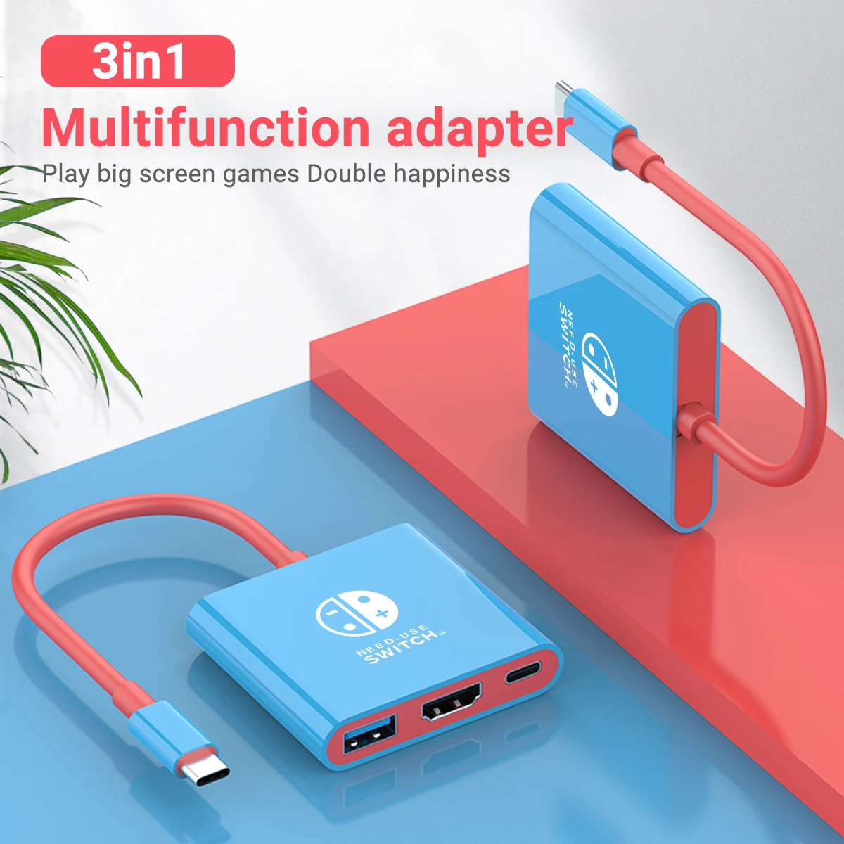 Gopala Portable TV Dock Charging Docking Station with HDMI and USB 3.0 Port Replacement Base Dock Set for Nintendo Switch OLED - Image 2