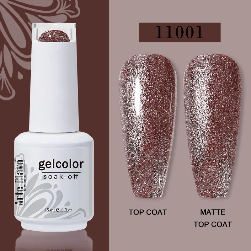 Arte Clavo 15ml Gel Nail Polish – 72 Color Soak-Off UV LED Varnish for Nail Art - Image 30