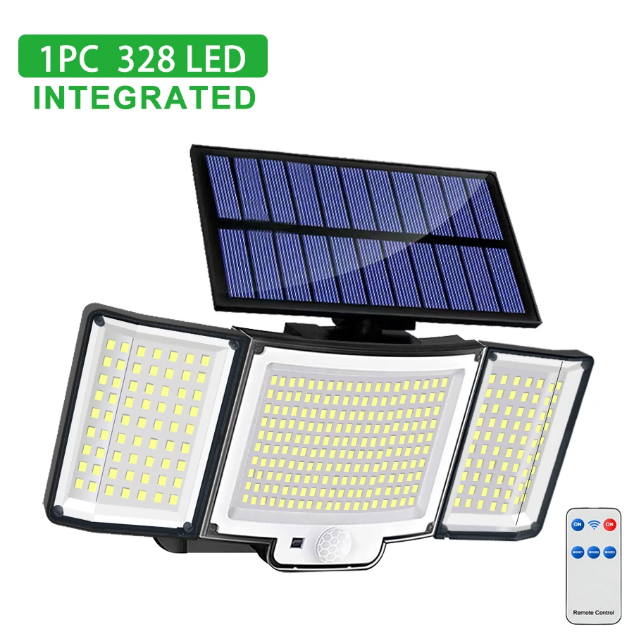 328/348 LED Solar Light – Super Bright Motion Sensor Wall Lamp IP65 Outdoor - Image 9