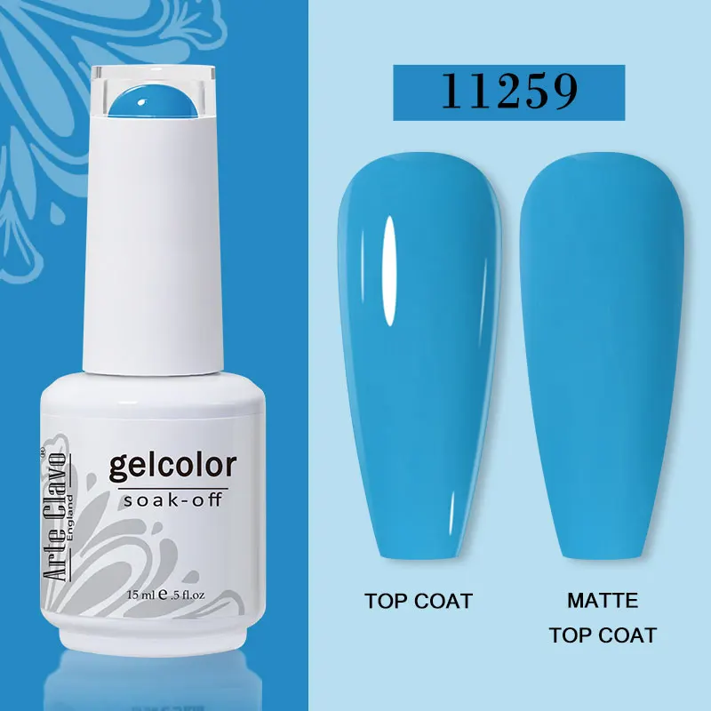 Arte Clavo 15ml Gel Nail Polish – 72 Color Soak-Off UV LED Varnish for Nail Art - Image 31
