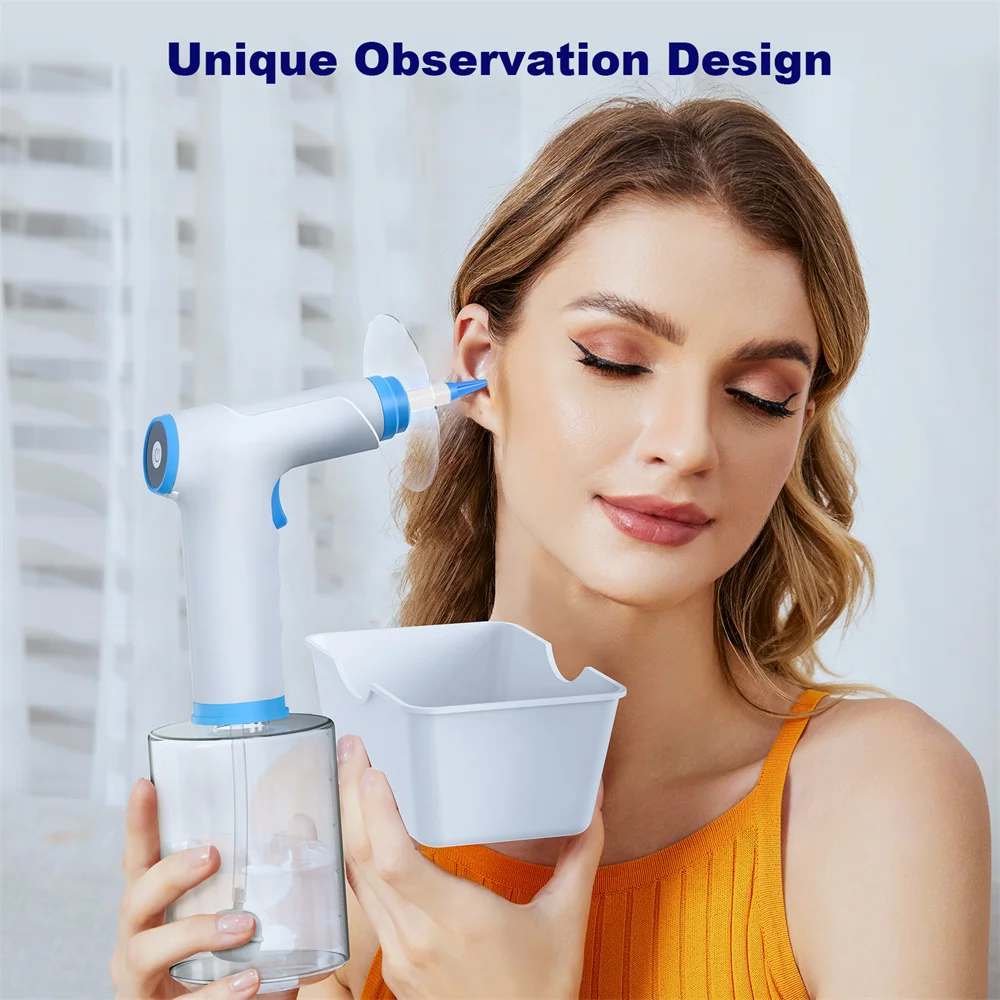 Electric Ear Wax Removal Kit – 4 Pressure Modes with LED Light, Safe & Effective Flush - Image 6