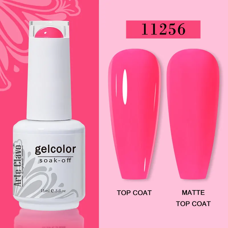 Arte Clavo 15ml Gel Nail Polish – 72 Color Soak-Off UV LED Varnish for Nail Art - Image 7