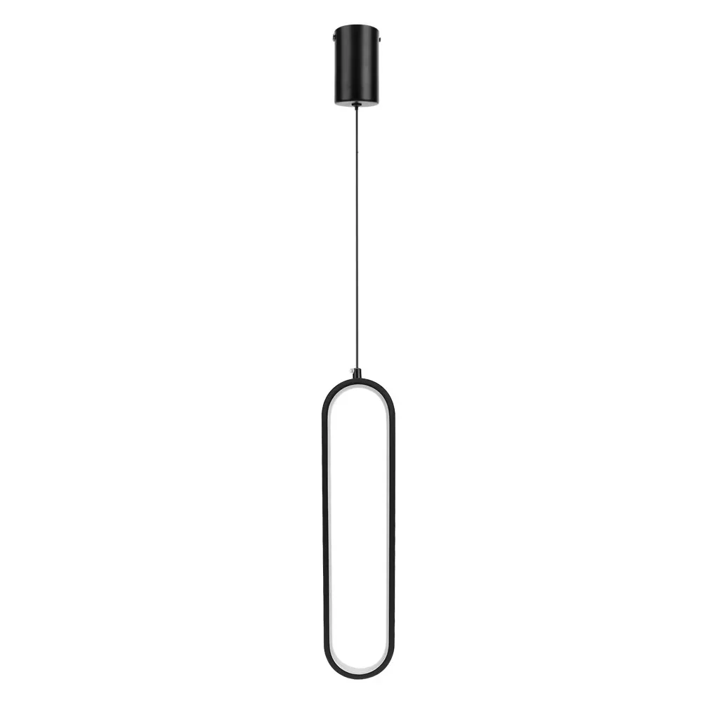 Minimalist LED Pendant Light – Gold/Black Hanging Lamp for Bedroom & Living Room - Image 8