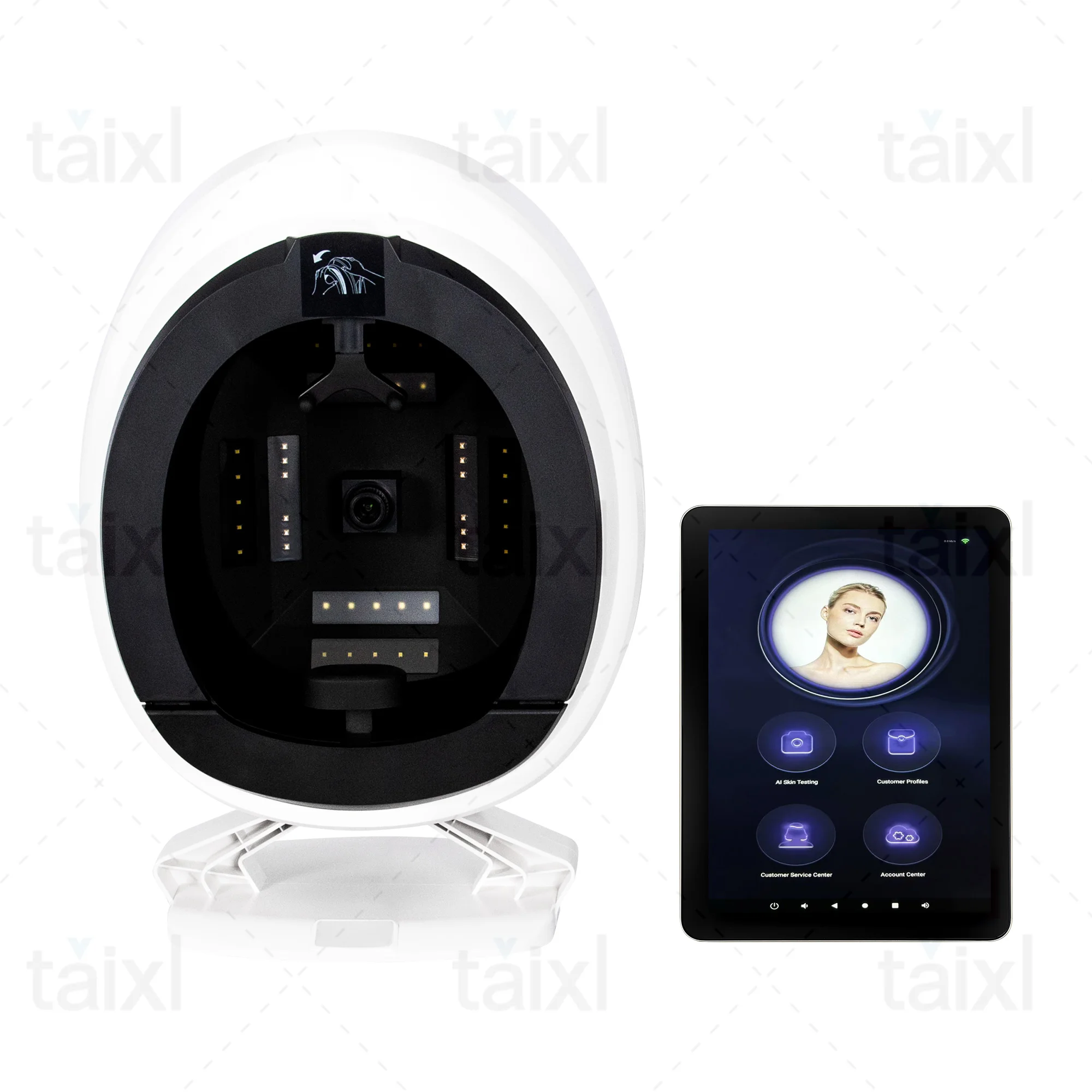 AISIA Q1 3D AI Facial Skin Analyzer Detection Skin Problem Diagnosis 8 Spectrum Professional Analysis Beauty Salon Equipment - Image 2