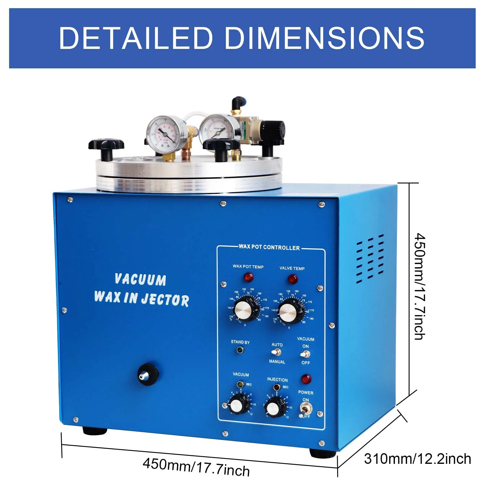 Digital Wax Injector 3KG – 510W Jewelry Casting Machine - Image 2