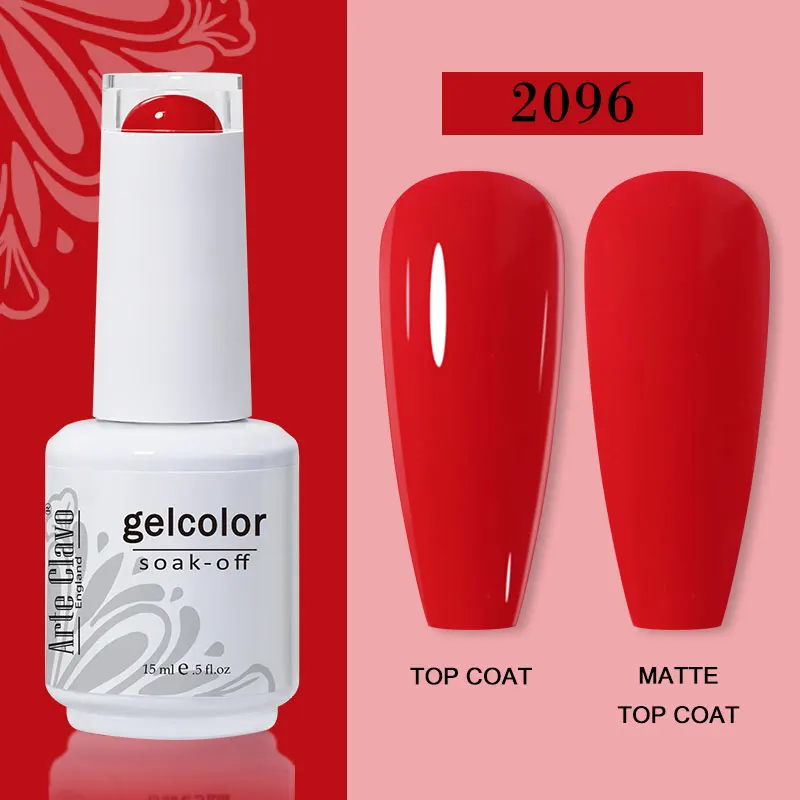 Arte Clavo 15ml Gel Nail Polish – 72 Color Soak-Off UV LED Varnish for Nail Art - Image 81
