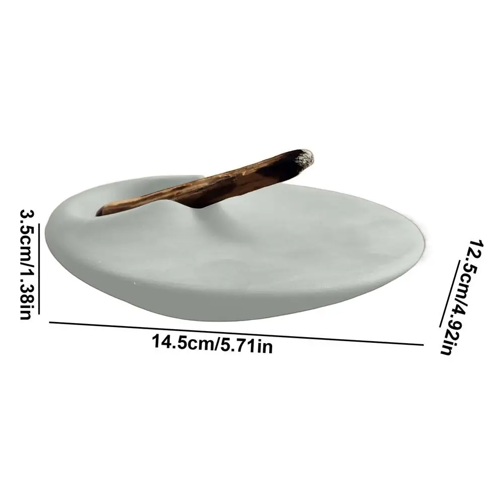 Santo wood holder Peru Holy Wood Aromatherapy Stove Cement Support Base Relaxation Meditation Container Tray Sage Stand Gifts - Image 7