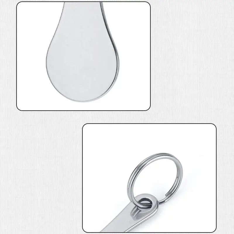 Stainless Steel Cart Tokens Trolley Unlock Release Key Cart Keychain Anti-Lost Key Ring Quarter Keychain For Shopping Trolley - Image 2