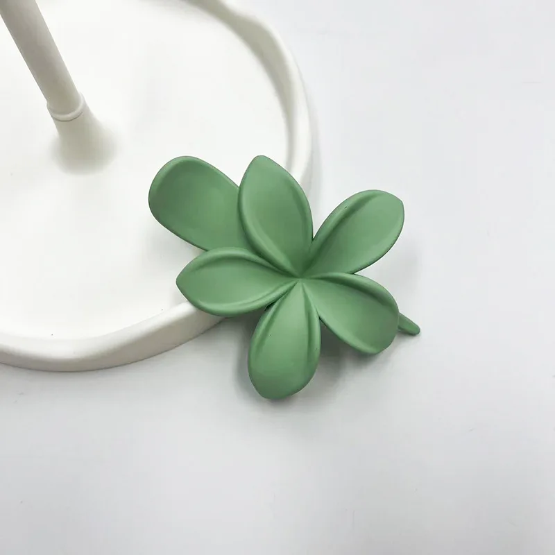 Fashion Frosted Plastic Flower Hair Clips Girls Hair Claw Duckbill No-Slip Barrettes Hairpins Accessories - Image 11