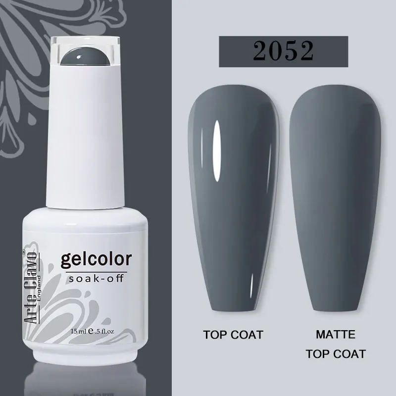 Arte Clavo 15ml Gel Nail Polish – 72 Color Soak-Off UV LED Varnish for Nail Art - Image 24