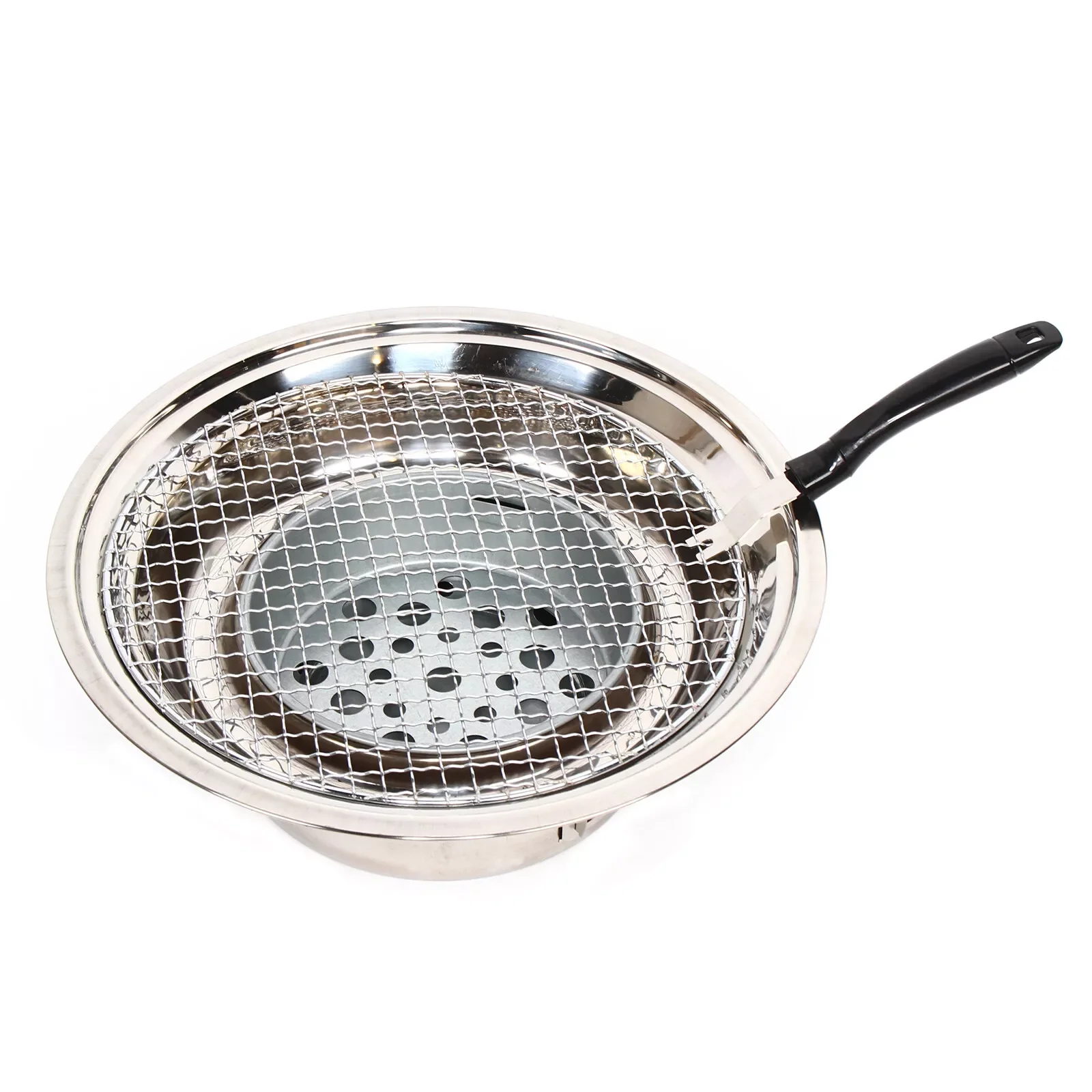 Portable Stainless Steel Hibachi Grill – Japanese‑Korean Charcoal BBQ Tabletop - Image 5